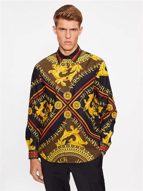 hemd casual bunt versace|Versace wardrobe sale.